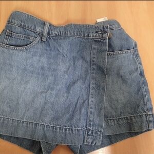 Uniqlo Blue Denim Skort
